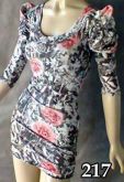 Vestido Manga Manga 3/4 Floral