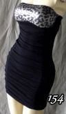 Vestido preto tomara que caia e bojo de onça.