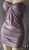 Vestido Tomara que caia Cirre Rosa Nude.