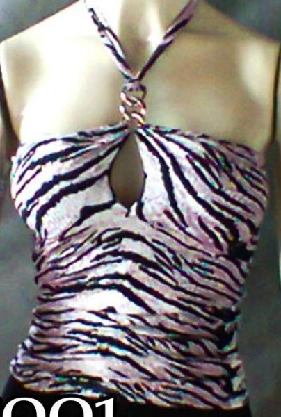 Frente única Animal Print.